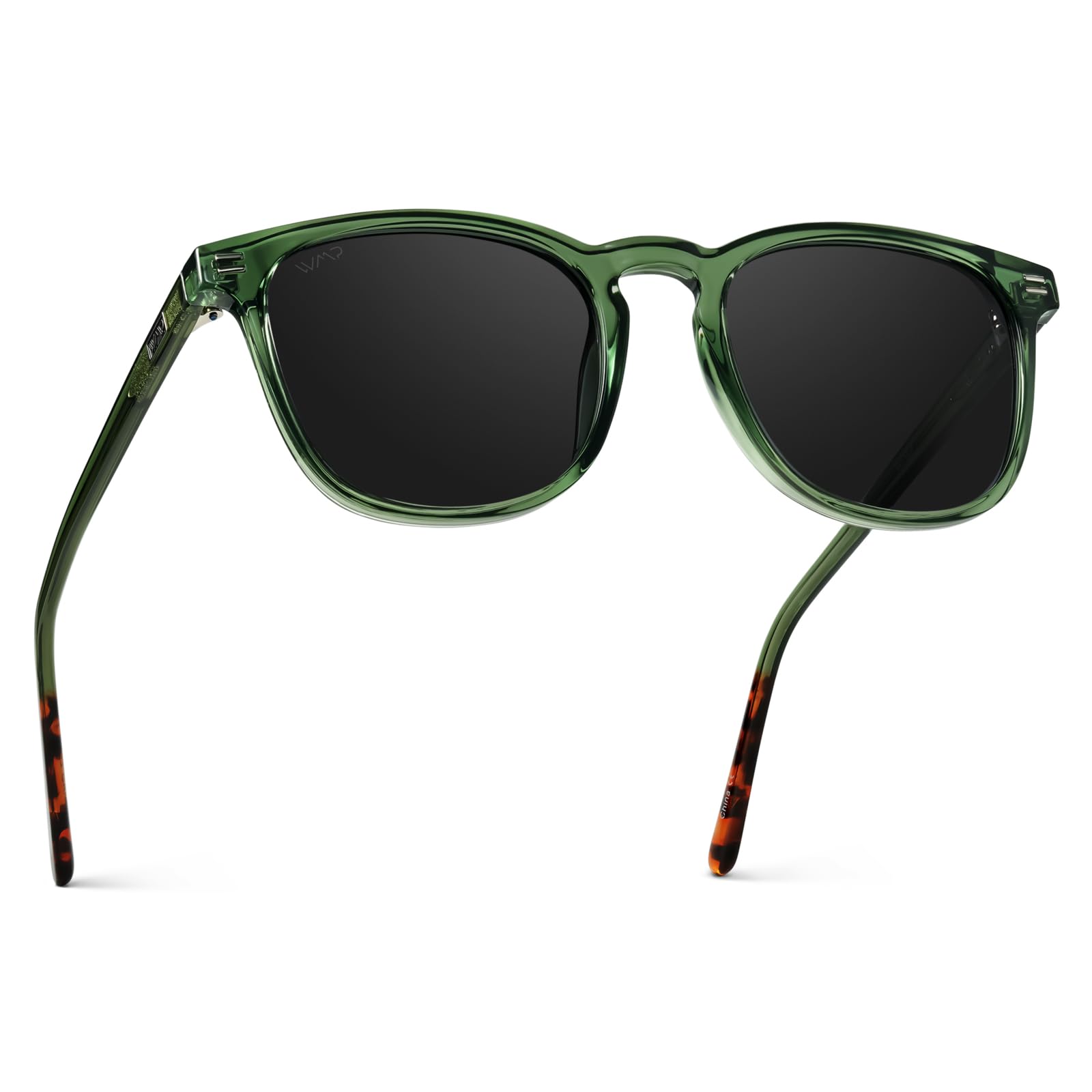WearMe Pro WMP Eyewear - Men's Polarized Modern Rounded Square Sunglasses