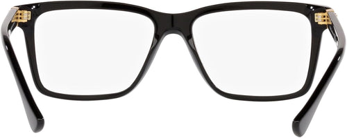 Versace VE 3328 GB1 Black Plastic Rectangle Eyeglasses 56mm