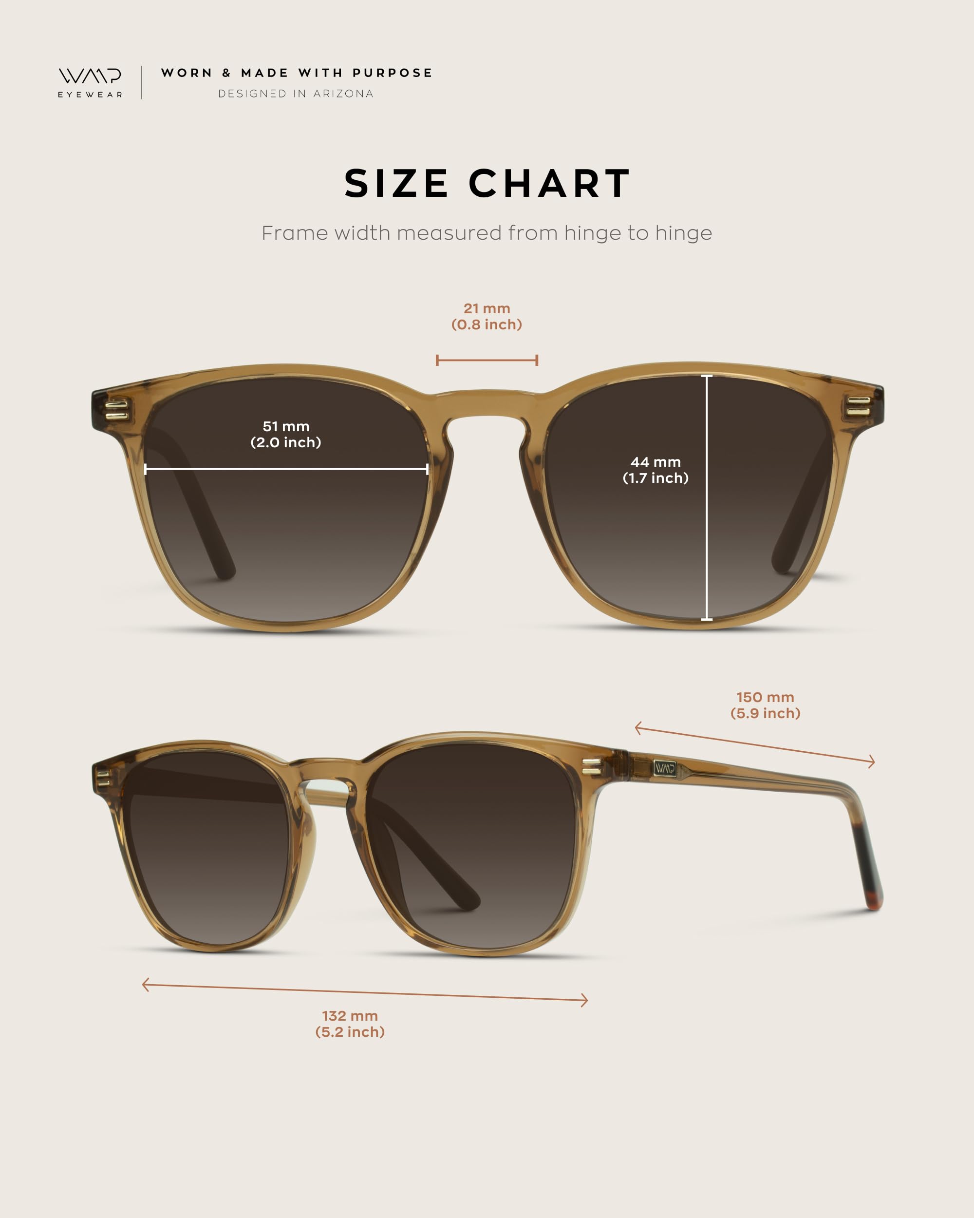 WearMe Pro WMP Eyewear - Men's Polarized Modern Rounded Square Sunglasses