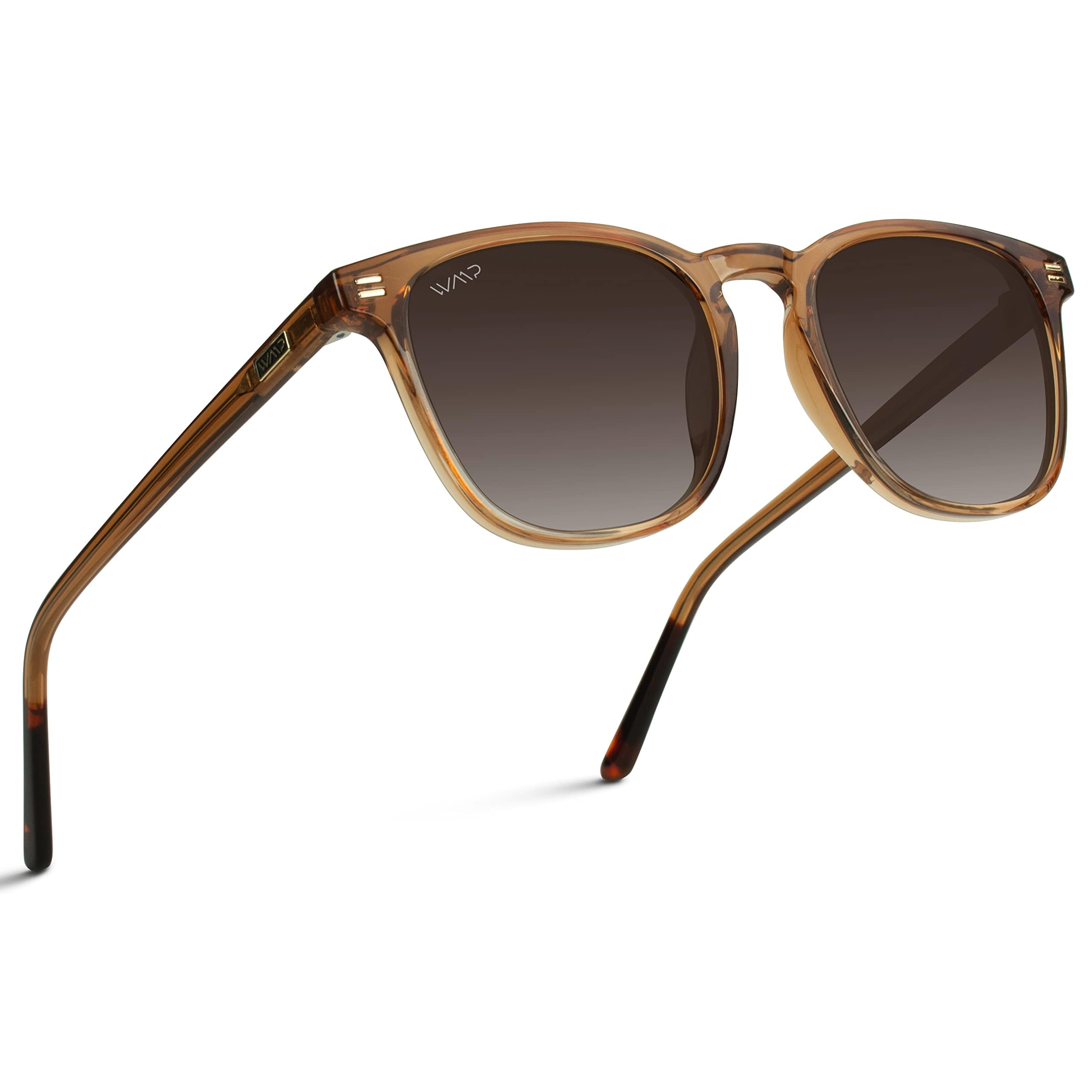 WearMe Pro WMP Eyewear - Men's Polarized Modern Rounded Square Sunglasses
