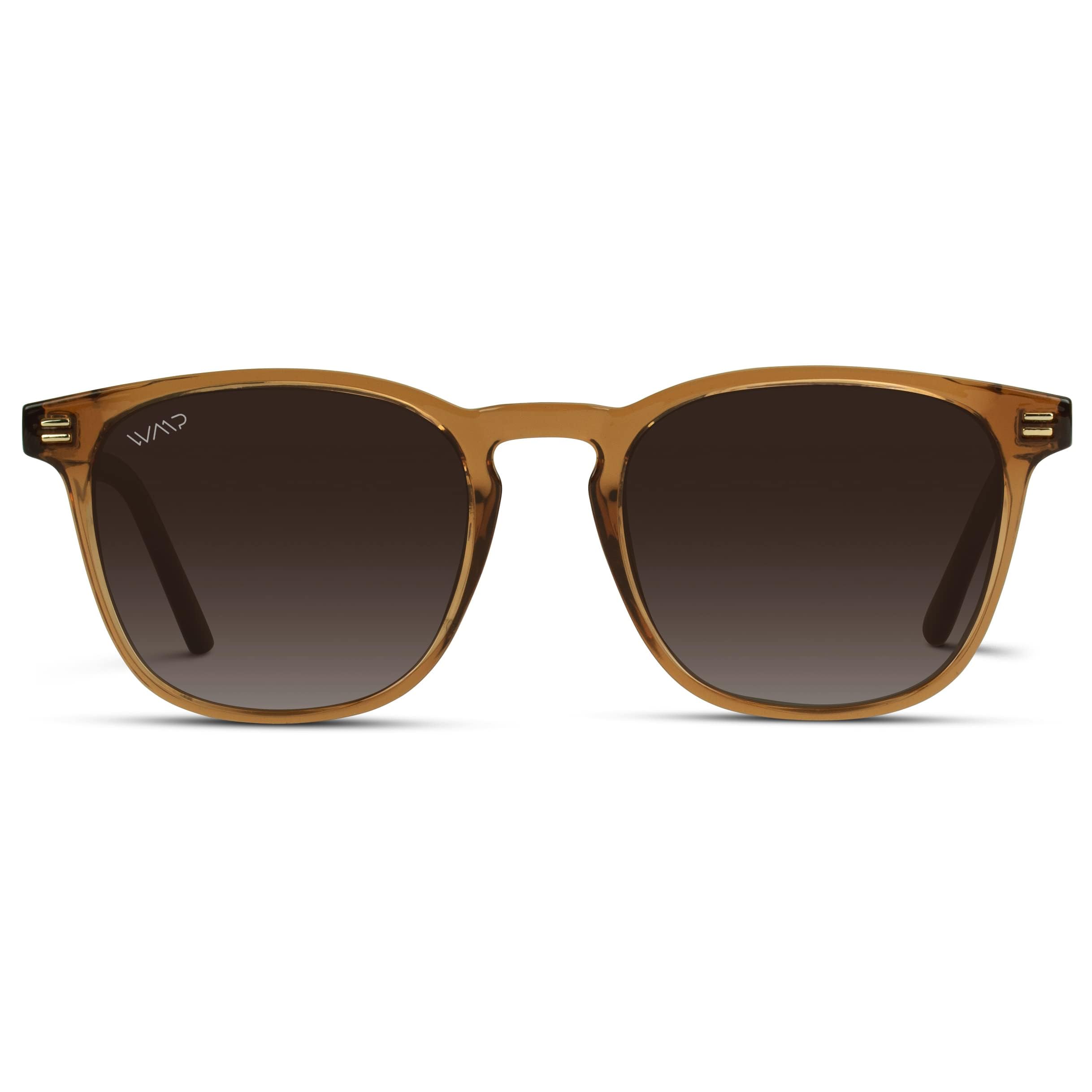 WearMe Pro WMP Eyewear - Men's Polarized Modern Rounded Square Sunglasses