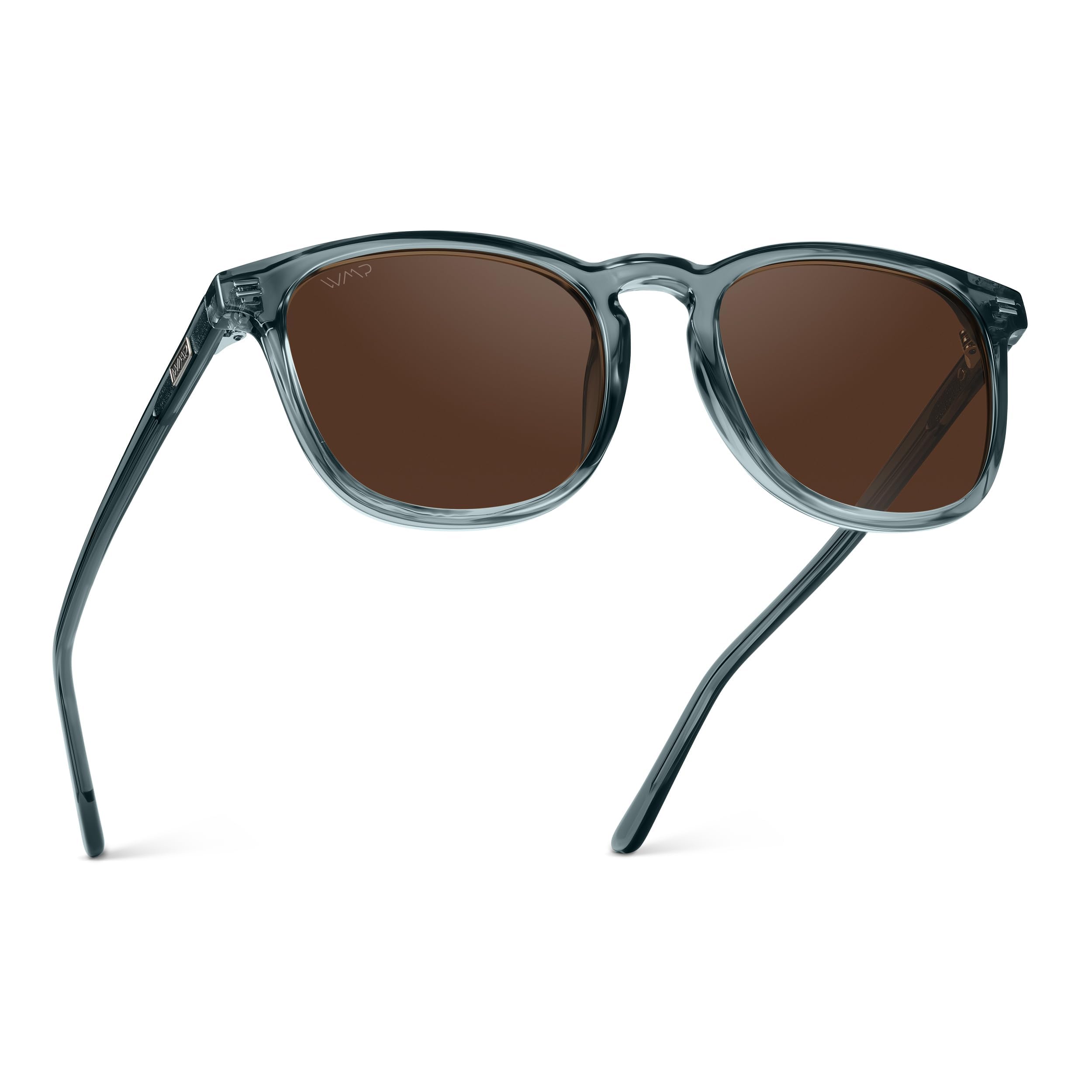 WearMe Pro WMP Eyewear - Men's Polarized Modern Rounded Square Sunglasses