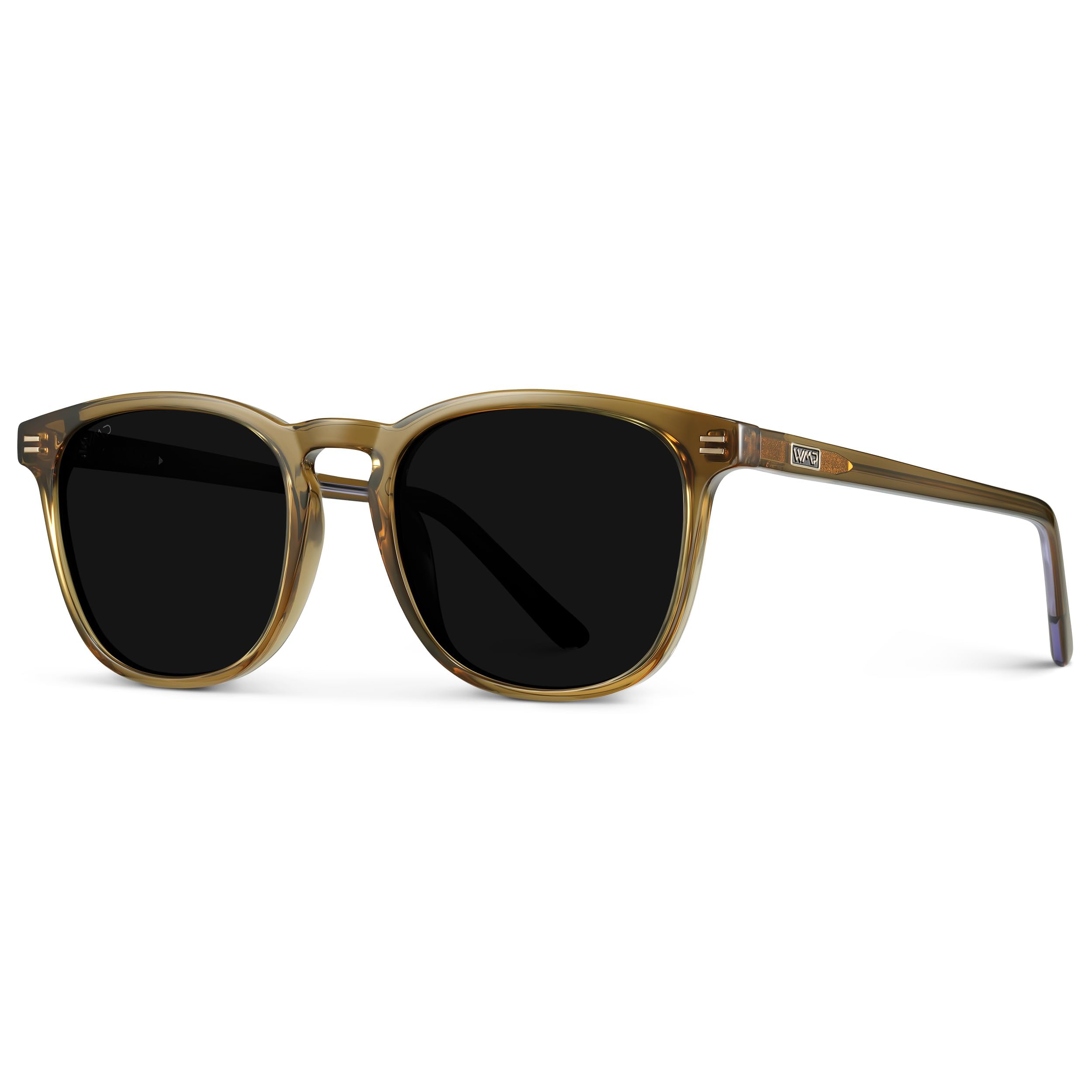 WearMe Pro WMP Eyewear - Men's Polarized Modern Rounded Square Sunglasses