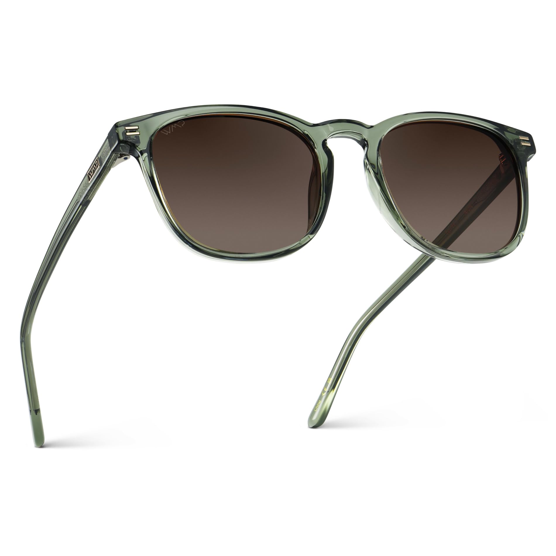 WearMe Pro WMP Eyewear - Men's Polarized Modern Rounded Square Sunglasses