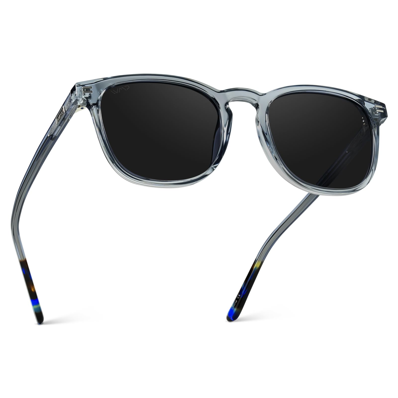 WearMe Pro WMP Eyewear - Men's Polarized Modern Rounded Square Sunglasses