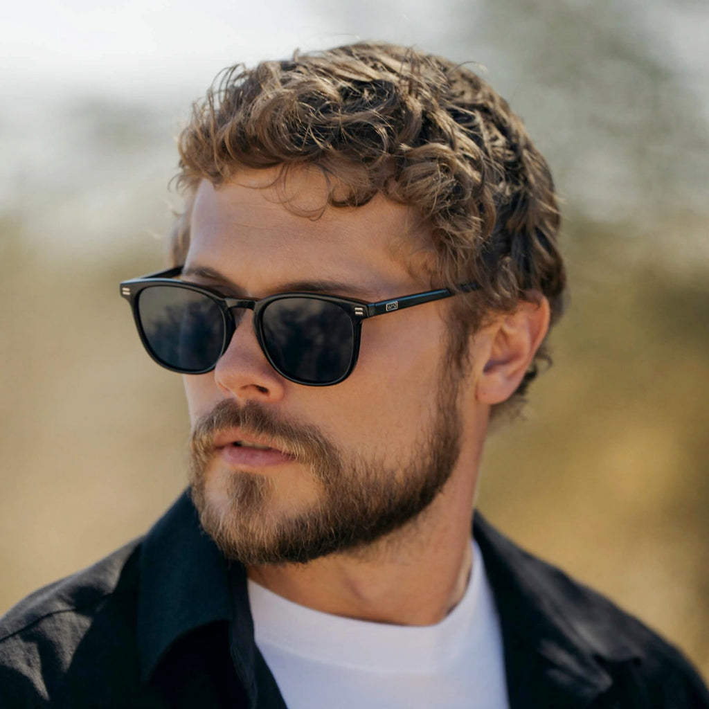 WearMe Pro WMP Eyewear - Men's Polarized Modern Rounded Square Sunglasses