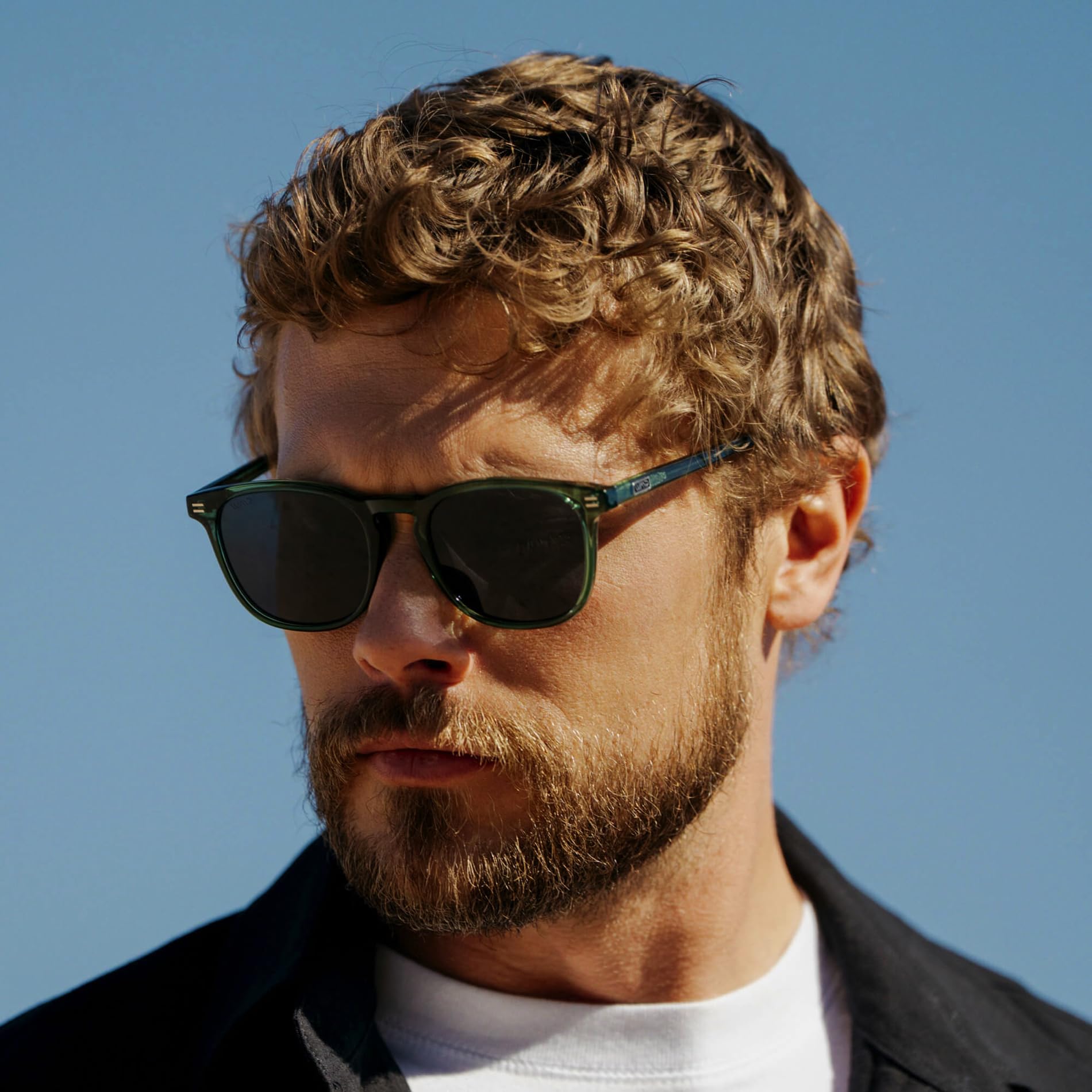 WearMe Pro WMP Eyewear - Men's Polarized Modern Rounded Square Sunglasses