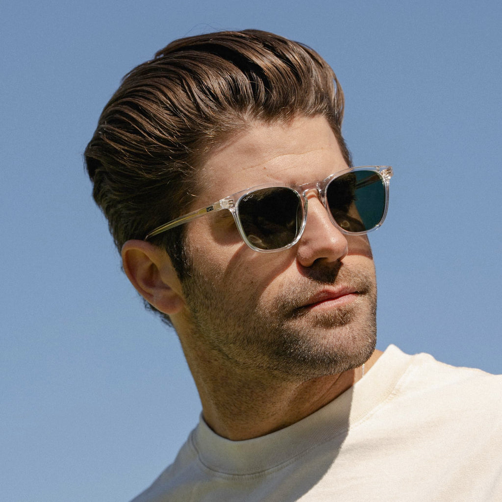 WearMe Pro WMP Eyewear - Men's Polarized Modern Rounded Square Sunglasses