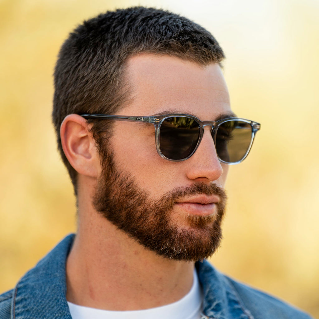 WearMe Pro WMP Eyewear - Men's Polarized Modern Rounded Square Sunglasses